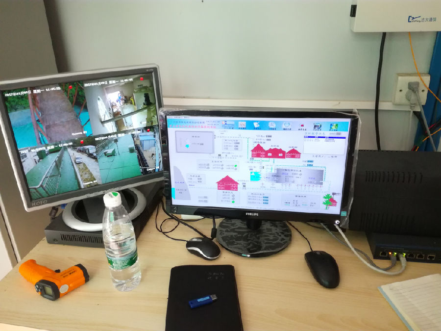 湖南洞口水廠綜合自動化電腦控制圖